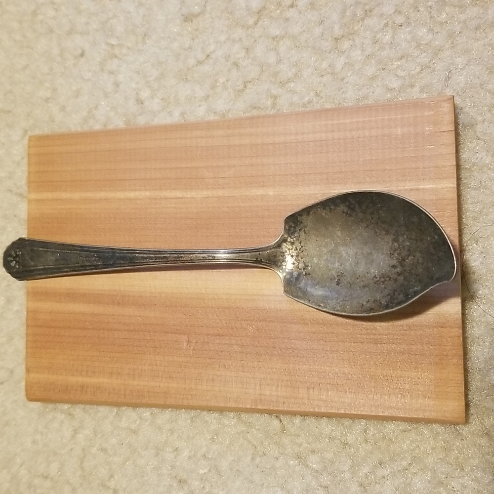 Vintage silver spoon